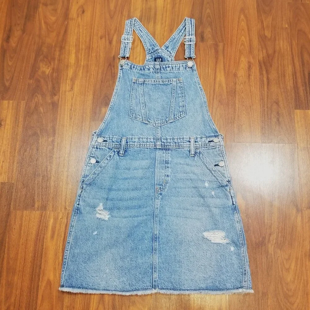 Girls' Gap Denim Skirtall, Size XXL (14/16), EUC - Picture 3 of 13